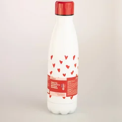 Borraccia Termica Con Cuoricini Rossi