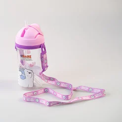 Borraccia We Bare Bears Con Tracolla - Orso Bianco