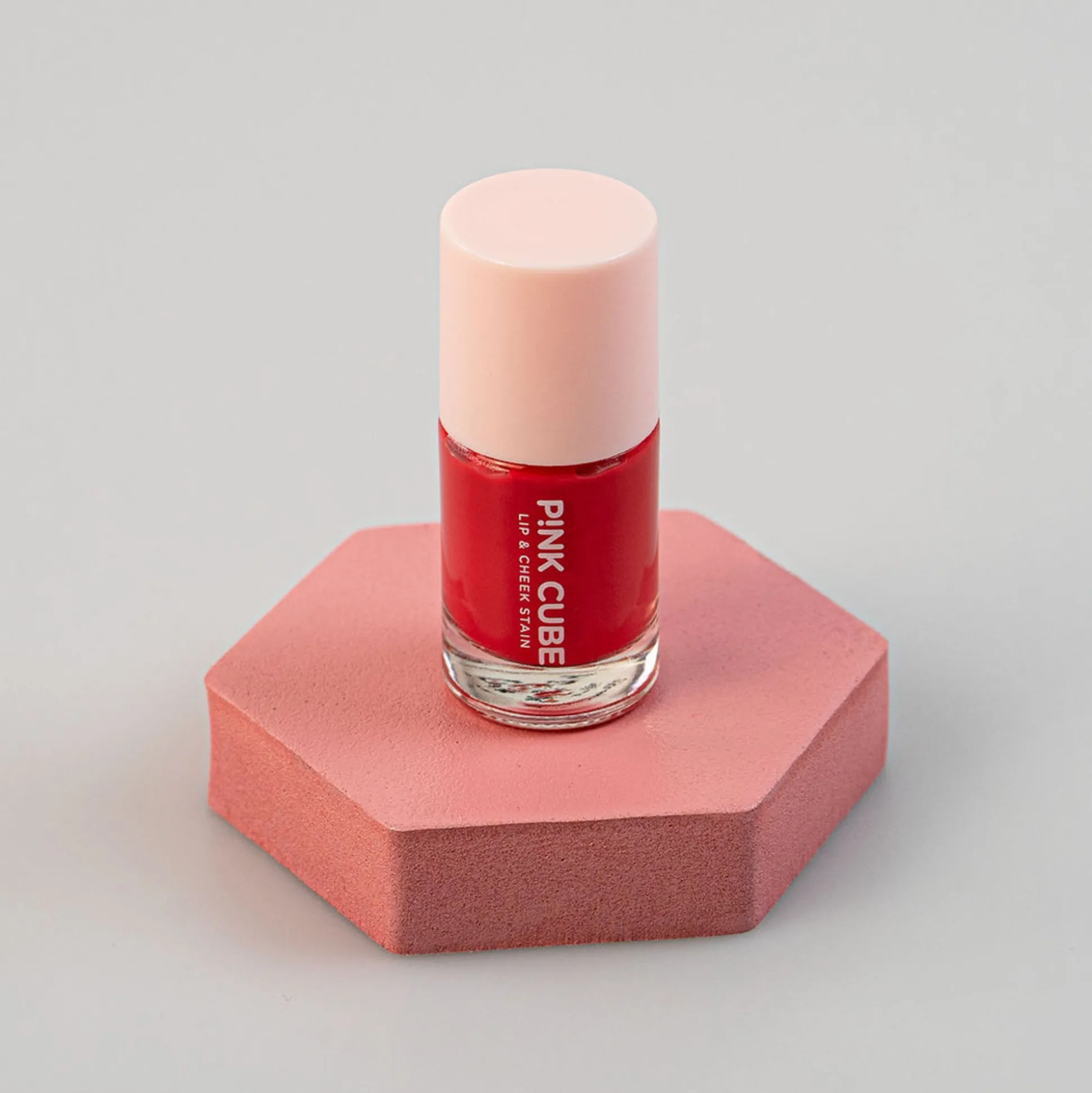 Lip & Cheek Stain - Pink Cube (04 Hot Red)