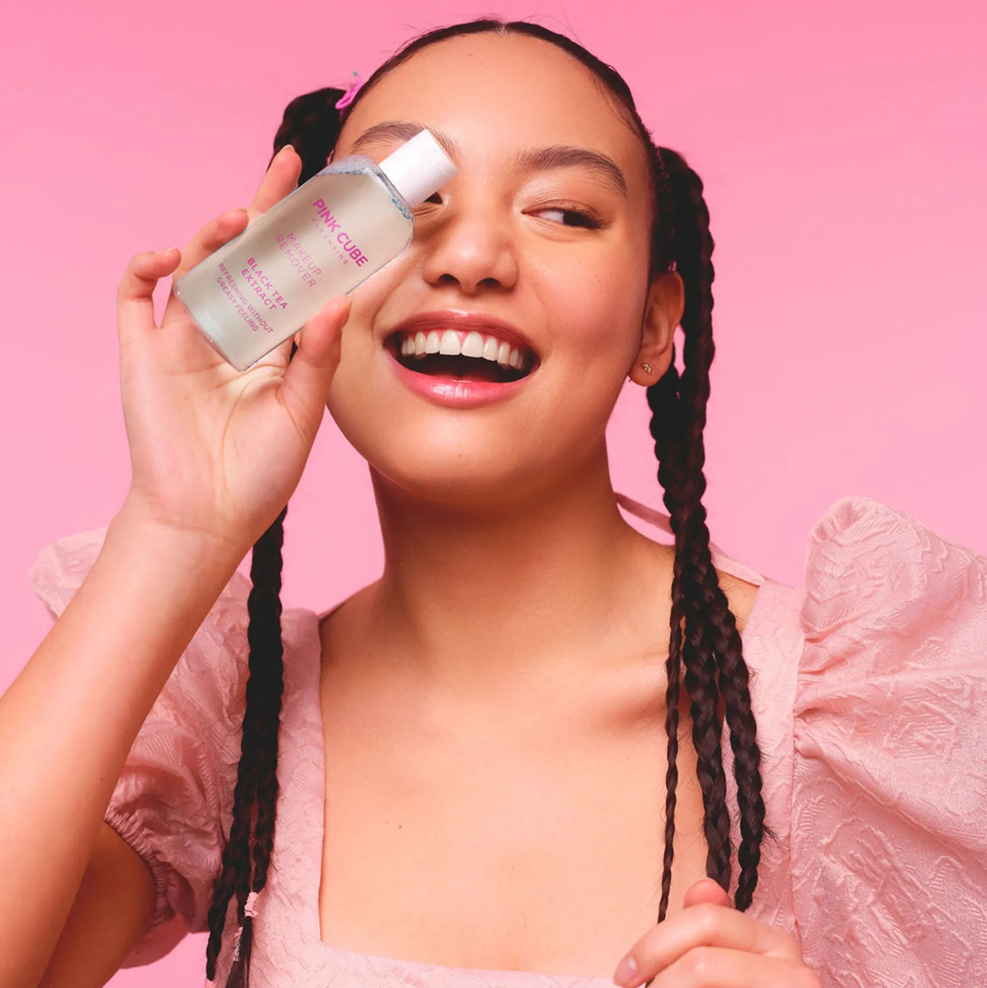 Make Up Remover - Pink Cube (Black Tea Extract)